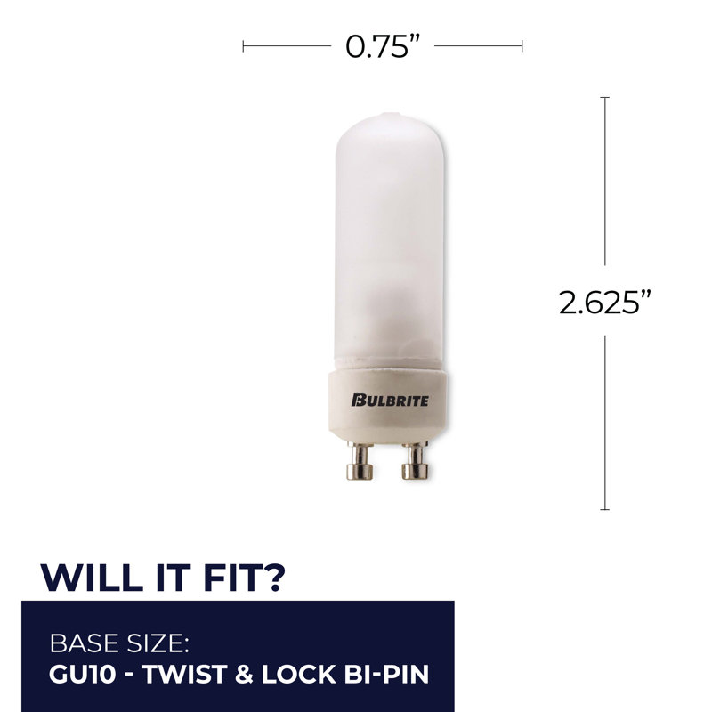 DJD halogène, ampoule à intensité variable, (2900K) GU10 / base à deux broches, 50 W, 650