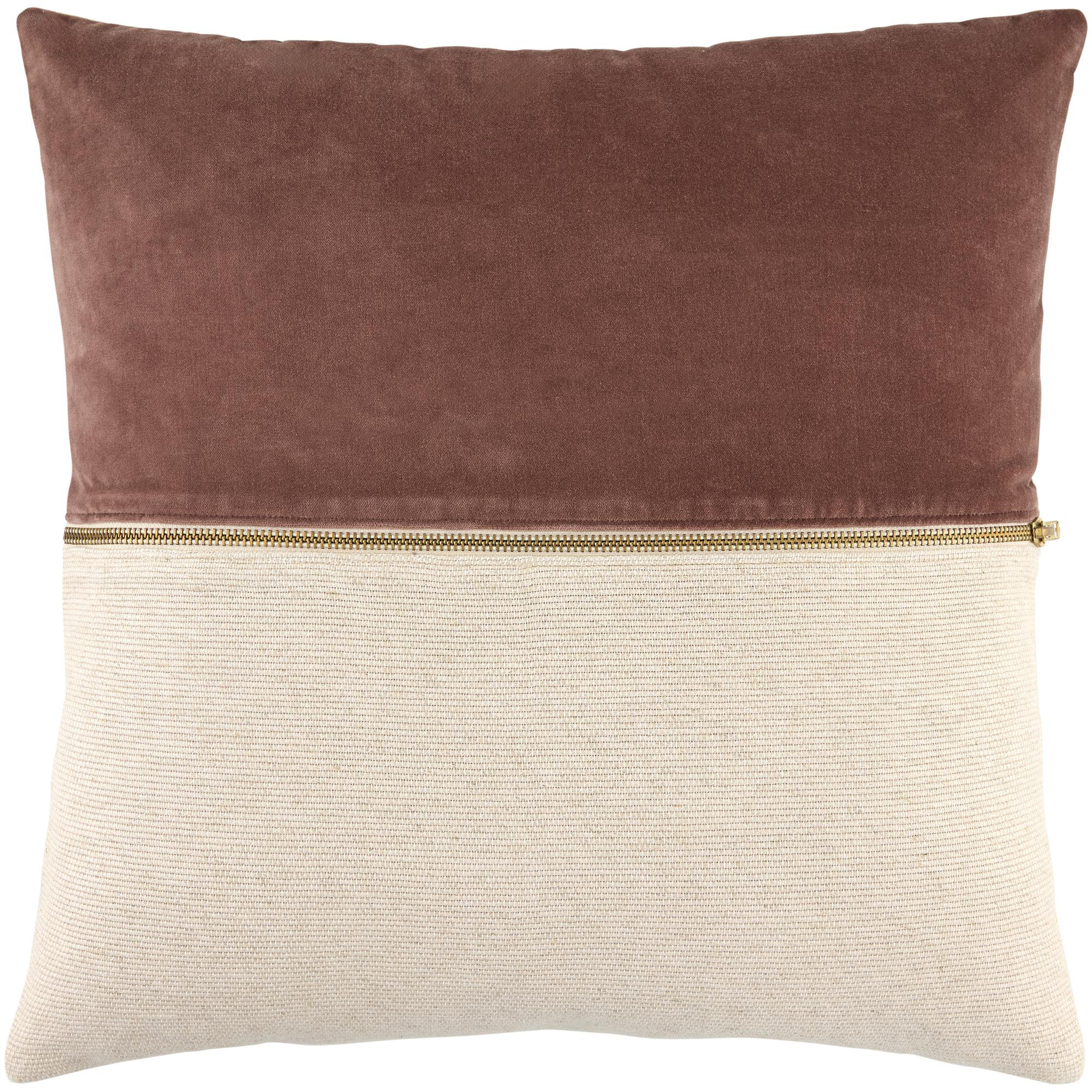Galey Alix X Livabliss San Marco Accent Pillow, Brown, Polyester, 20"H x 20"W