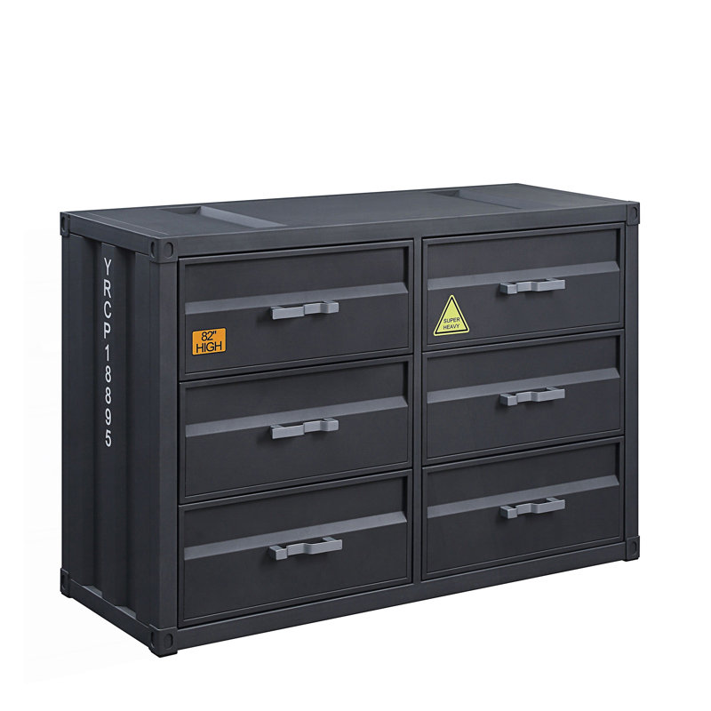 Commode 6 tiroirs de rangement Cargo