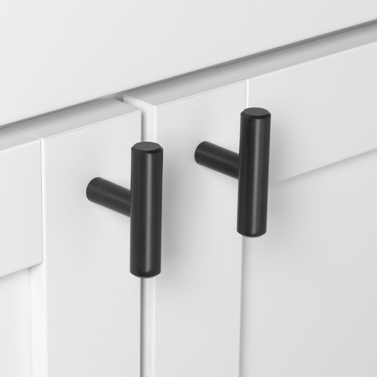 Roman Bar Cabinet Knob, Matte Black