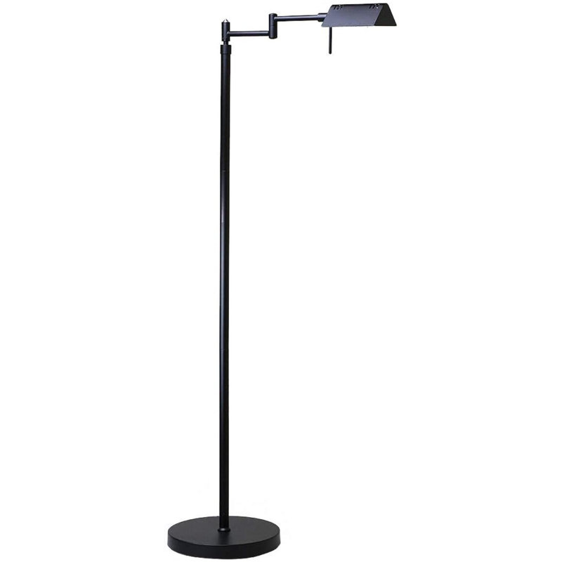 Ansul 55'' LED Swing Arm Floor Lamp, Black