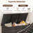 Costway 85 Gallon Rattan Deck Box With Waterproof Liner Universal Wheels & Gas Strut-100528228