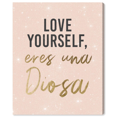 Eres Una Diosa Neutral Canvas Trendy Art Prints by Art Remedy