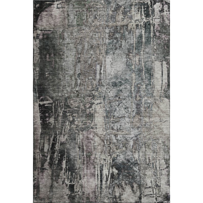 Premium Machine Washable Mayfield AMF2236 Abstract Rug