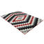 Tapis géométrique rouge/gris/noir zone Adreanna-2027420889