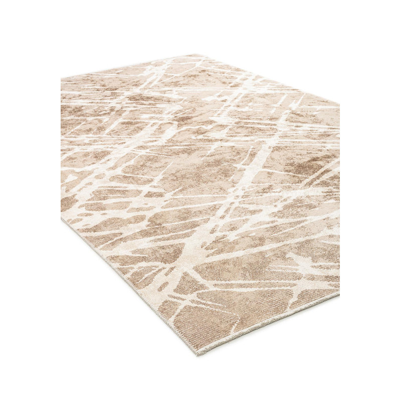 Contemporary Abstract Random Lines Area Rug, Rectangle 7'10" x 11'2"