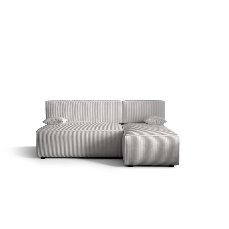 Bertwald 3 Seater Corner Sofa , Right -sided, White
