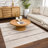 Deha Abstract Striped Beige Area Rug-428815769