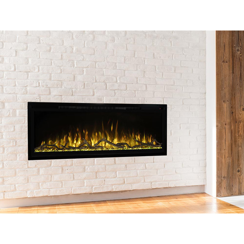 Foyer électrique encastré ou mural Modern Flames Spectrum Slimline, H 17 po x l 49,75 po x P 4,75 po