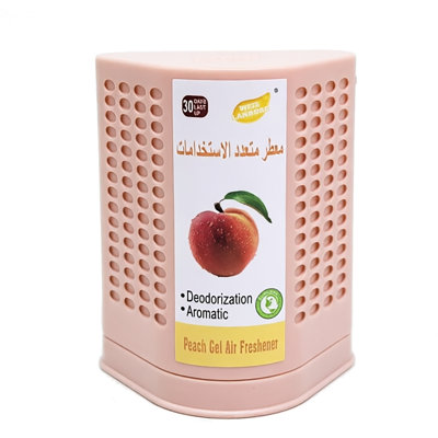 Assainisseur d'air FixtureDisplays® Fresh Peach, gel éliminateur d'odeurs durable, désodorisant de parfum réglable pour salle de bain, voiture, chambre à coucher, salon, chambre pour animaux de compagnie, 0,4 lb 1B14F3A46A1B4B5BAB7E0EB5B9183FC2
