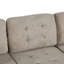 Canapé-lit escamotable en forme de L 82,6 po avec roulettes, ports USB, prises de courant pour le salon-1531440295