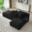 Chaise longue double compressible avec porte-gobelets-738887195