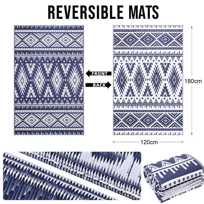 Geometric Shapes Area Rug, Rectangle 120 x 180 cm