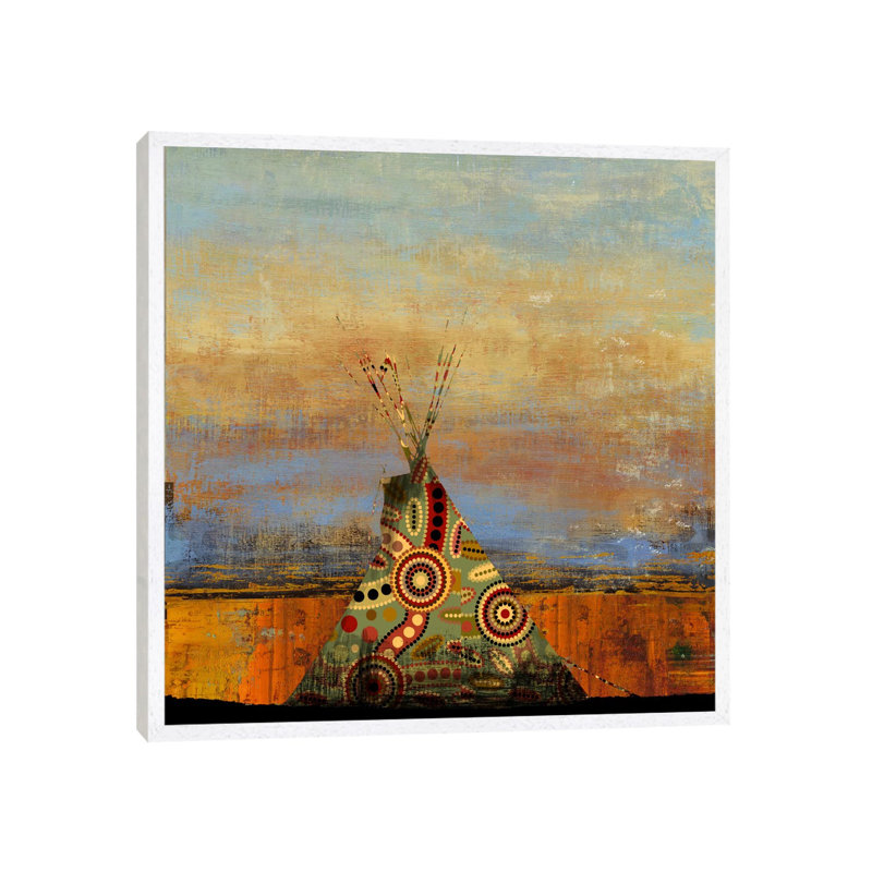 Blue Face by PI Studio - Gallery-Wrapped Canvas Giclée on Canvas, White Floated Frame, 66.04 cm H x 66.04 cm W