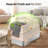 STAINLESS STEEL CAT LITTER BOX