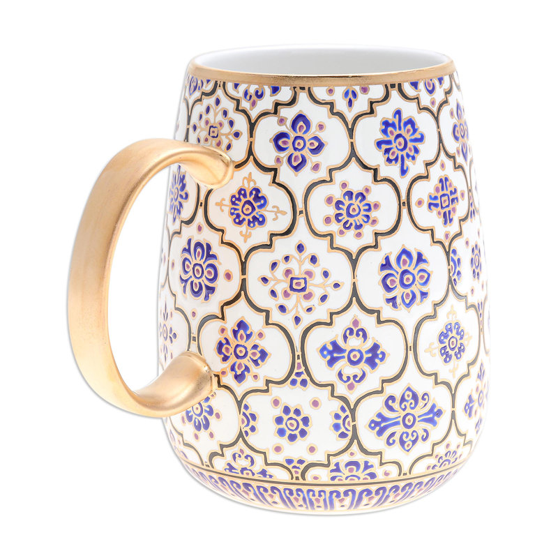Tasse en porcelaine royale faite à la main Huxham Pagar
