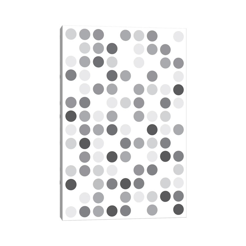 Grey''s White by The Usual Designers - Wrapped Canvas Print, 30.48 cm H x 45.72 cm W