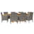 Branigans 8 - Person Patio Dining Set with Rectangular Table , Cushions Included-425661716-425661718