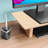 Large Dual Monitor Stand Riser, Solid Wood Desk Shelf With Eco Cork Legs For Laptop Computer/TV/PC/Printers, Perfect Desktop Stands Organizer With Underneath Storage For Office Accessories