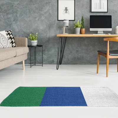 Tapis bleu/blanc football retour seattle