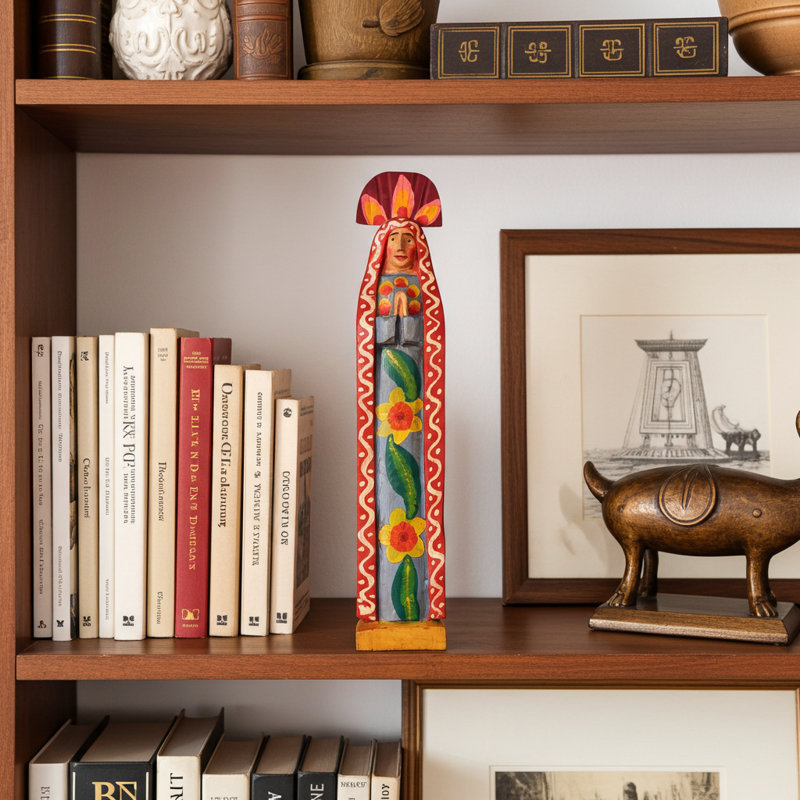 Vague de guadalupe - Figurine en bois
