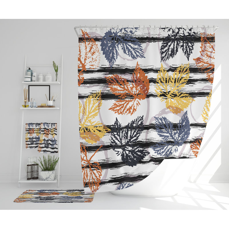 Nestale Polyester Shower Curtain Set