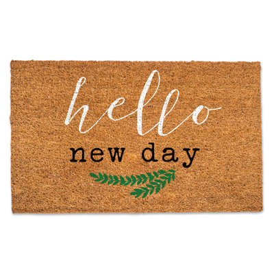 Tapis de porte Hello New Day