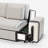 110.2" Cloud Sectional Couches With Deep Seat,3-Seat Sofa With 3 Storage Ottoman Or Living Room