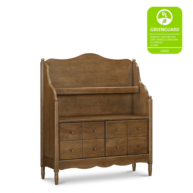 Liberty Library Hutch, Natural Walnut