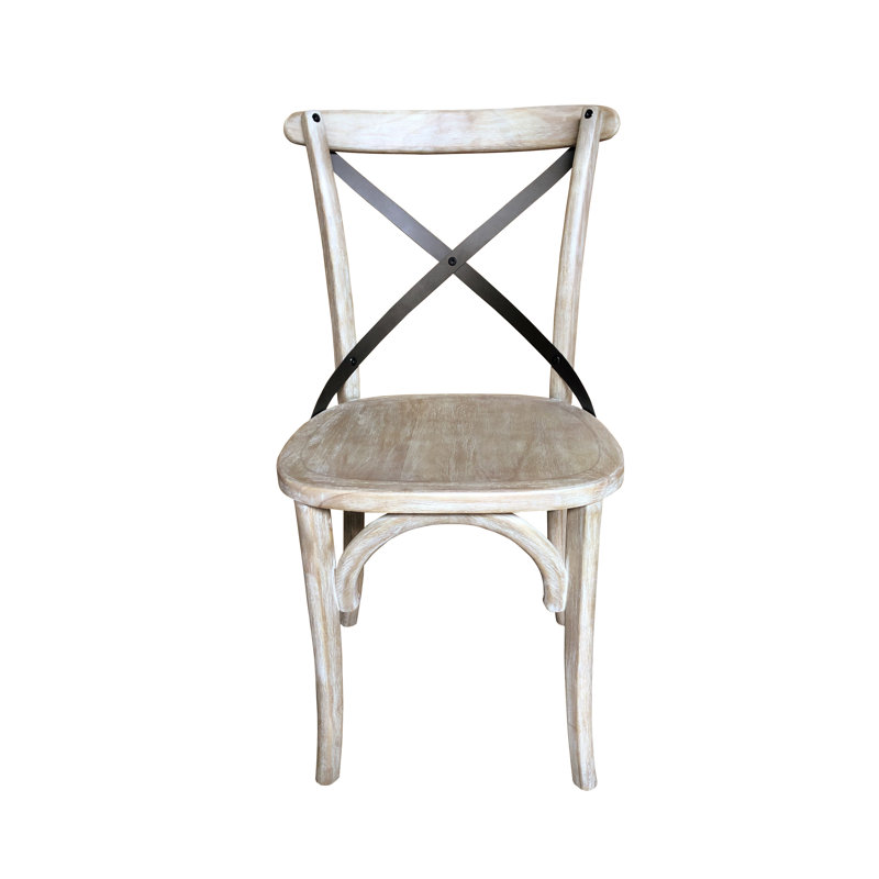 Ayriel Solid Wood Side Chair, New White Wash
