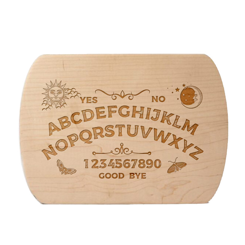 Ouija Board Oval Cutting Board, Maple