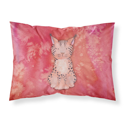 Taie d’oreiller aquarelle lynx