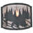Rustic Lodge Flush Mounted Sconce