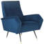 Fauteuil 27,5 po en velours capitonné-23514799