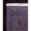 Tapis carré noué à la main de conception unique mauve Rachal - 6 pi 0 po x 6 pi 1 po