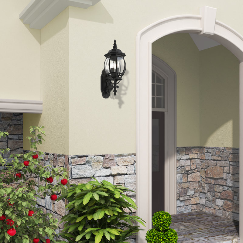 Aalena Wall Light, Textured Black