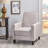Linen Push Back Chair-1514694804