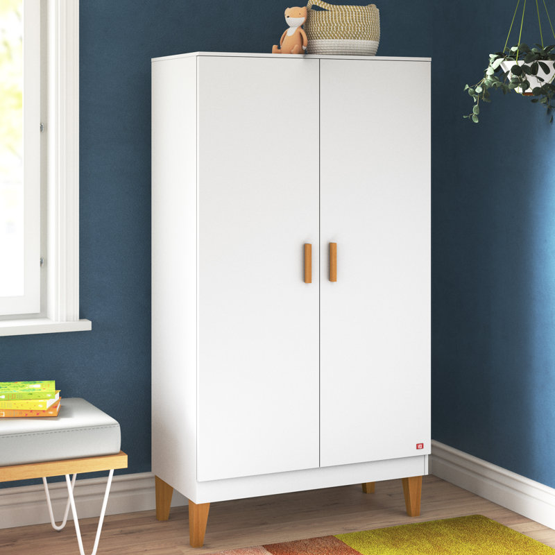 Jahn 2 Door Wardrobe, White