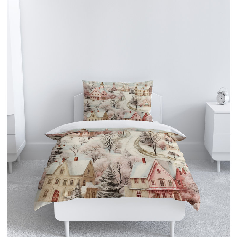 Abstract Duvet Cover, King Duvet Cover + 2 King Shams
