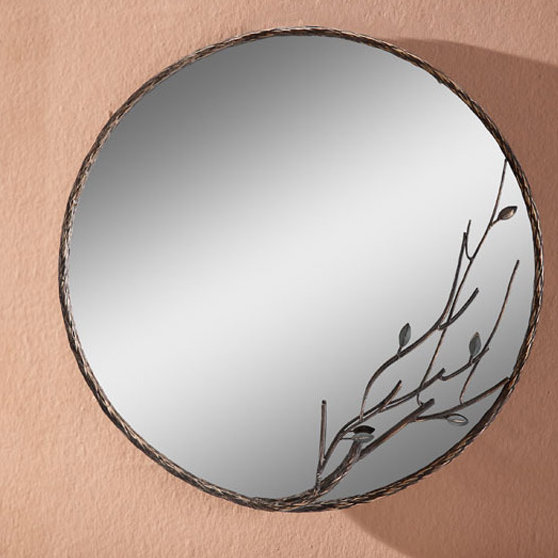 Twig Flat Metal Wall Mirror