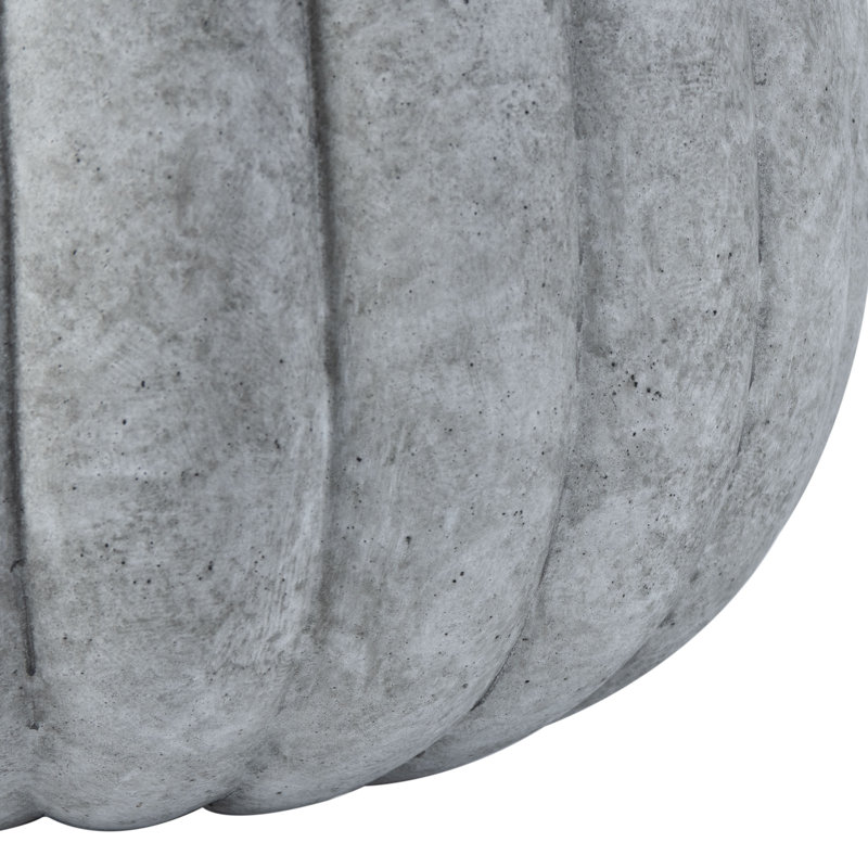 Prussia Concrete Pot Planter, Light Grey