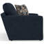 Chaise rembourrée en micro-velours côtelé de 52 po de large Aleda