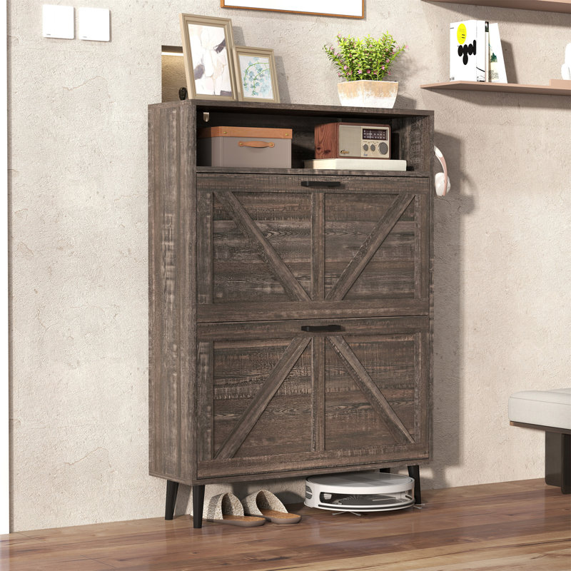 Armoire de rangement pour chaussures Farmhouse