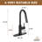 33"L x 18'' W Fireclay Farmhouse Apron Kitchen Sink with Touchless Kitchen Faucet
