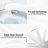 Smart Toilet Bidet Combo with Foot Sensor, Self-Cleaning Nozzle, Heated Seat