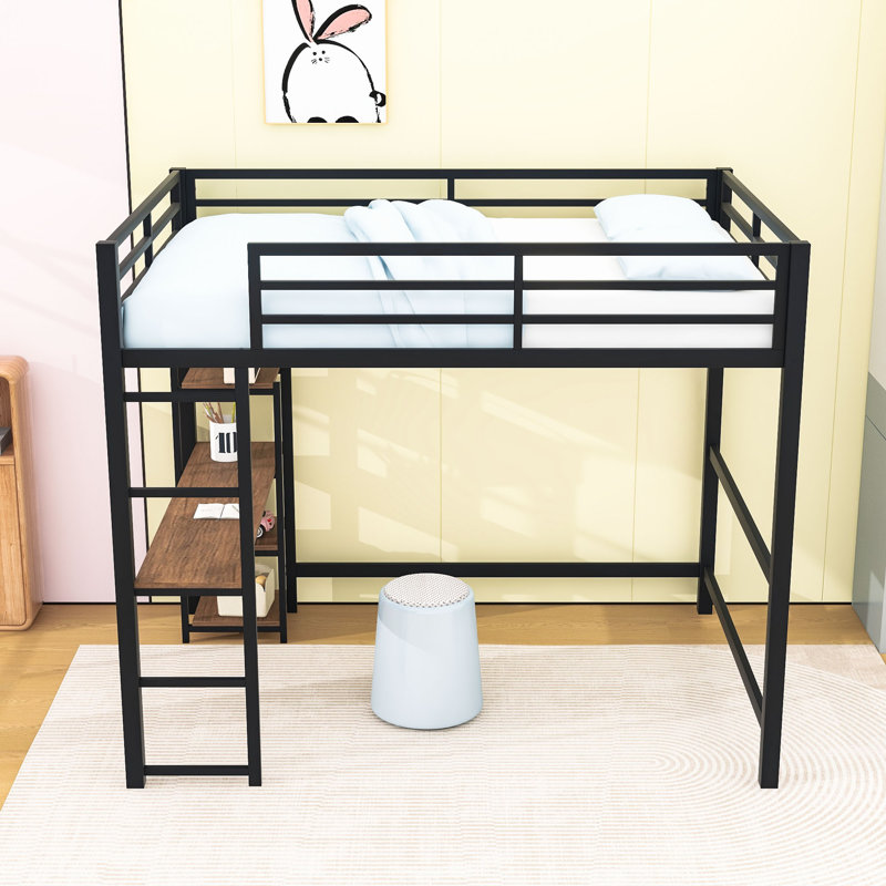 Ferris Full Loft Bed with Built-in-Desk