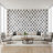12" X 12" Marble Basket Grey Mosaic Wall & Floor Tile(5pcs/box)