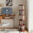 Brown Modern  Manufactured Wood Standard Bookcase
