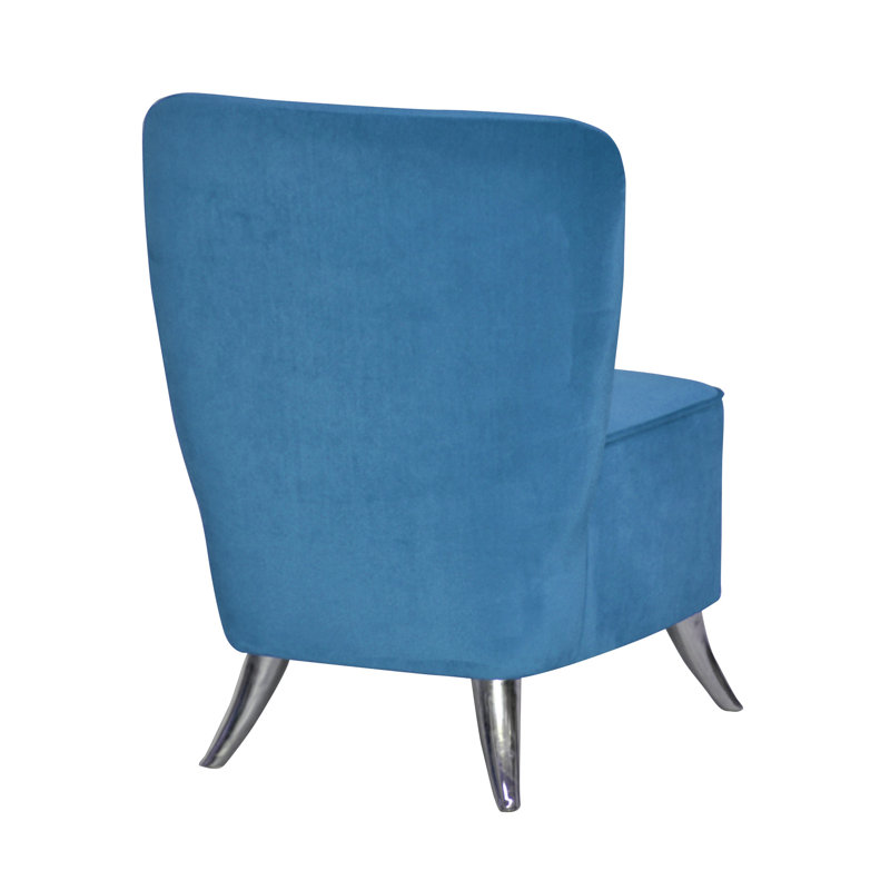 Pepi Upholstered Slipper Chair, Blue