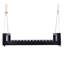 Holtzclaw Twin Size Rustic Minimalist Porch Swing With Durable Wood And Hemp Rope-115702434